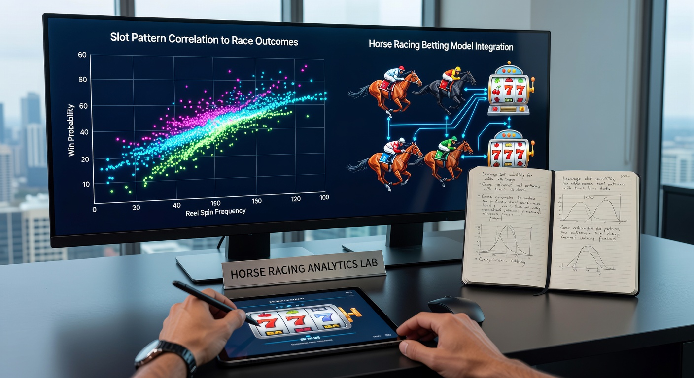 Data charts comparing casino slot volatility graphs to horse racing payout distributions