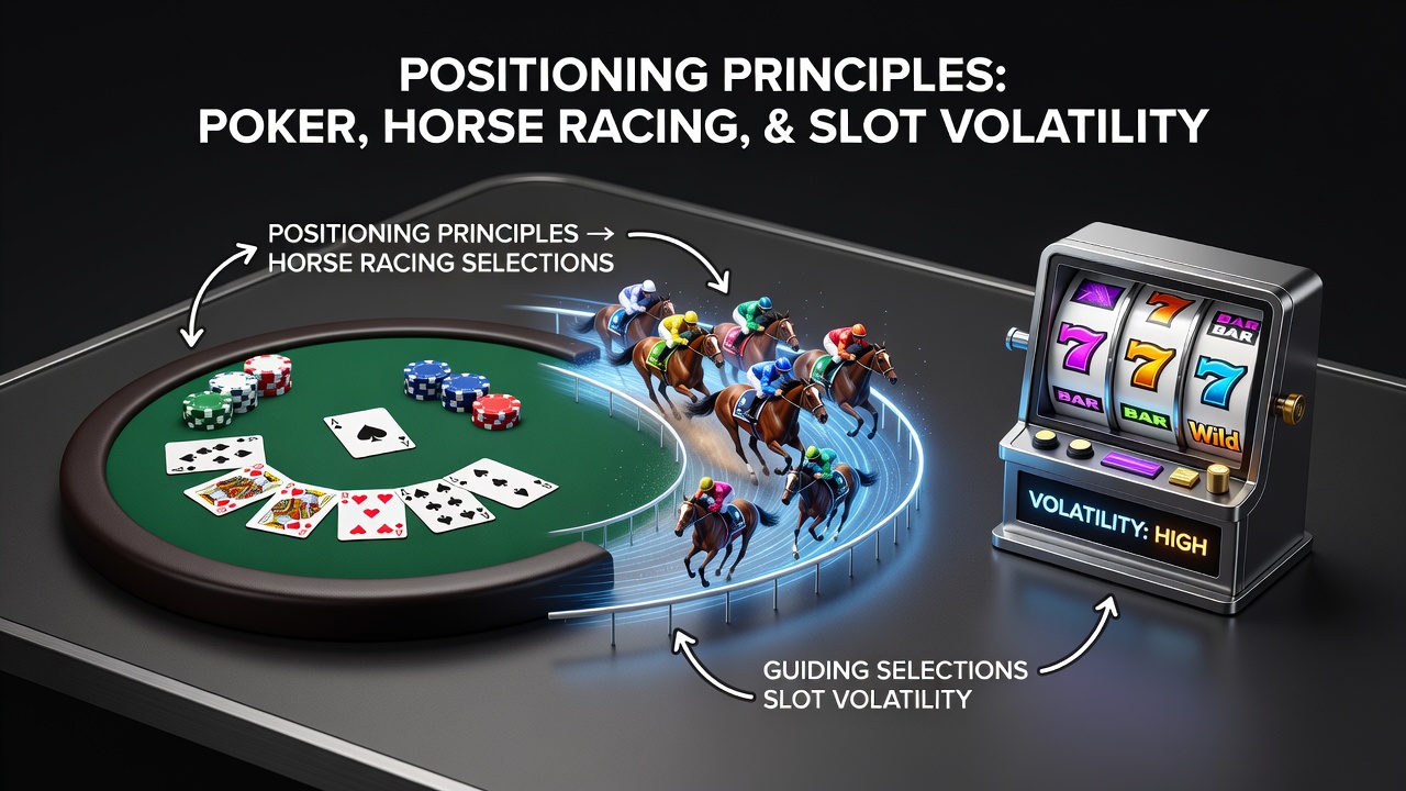 Slot volatility patterns connected to poker position tactics
