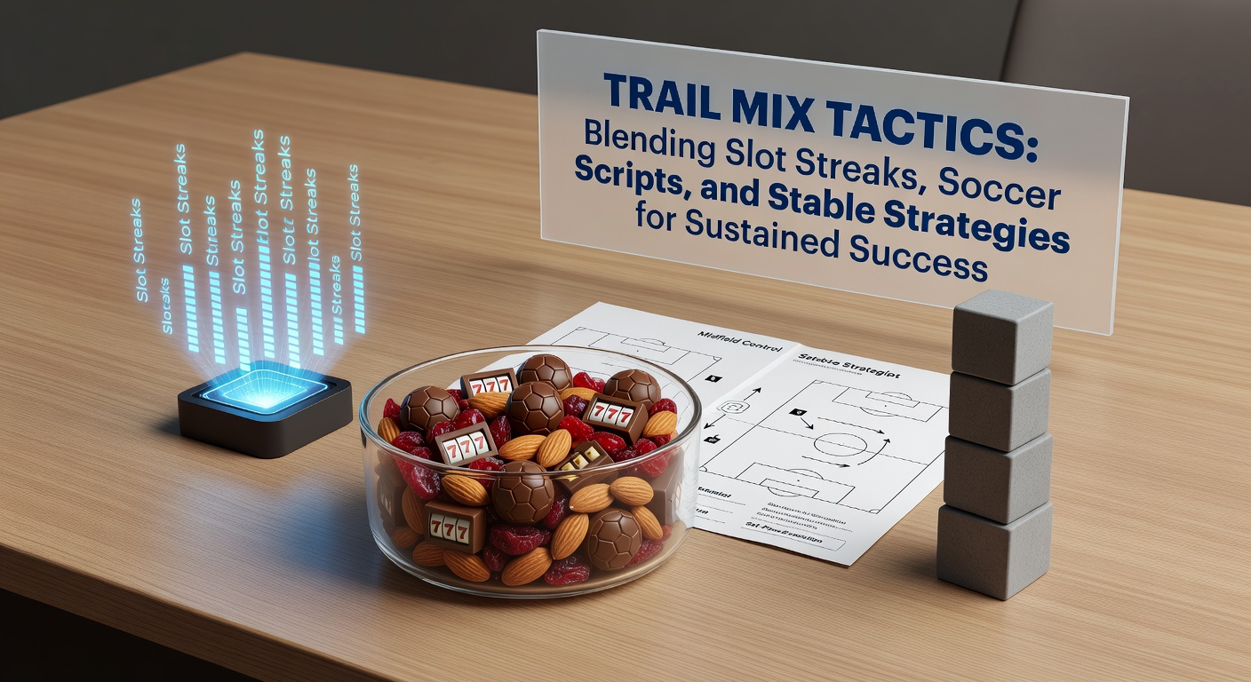 Dynamic infographic blending slot payout graphs, soccer match analytics dashboards, and stable bankroll progression charts for a holistic betting strategy overview