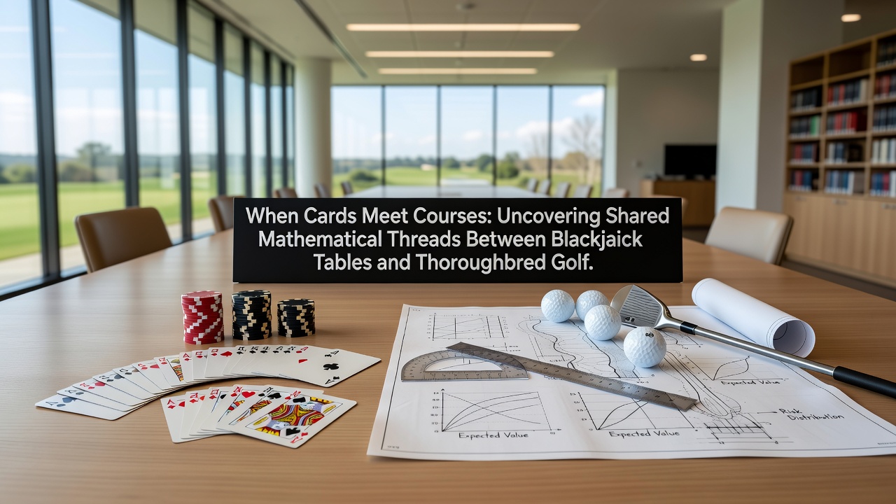 Detailed chart comparing card counting progression in blackjack with pace and speed figure analysis for horse races